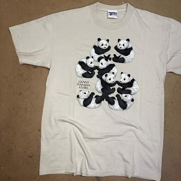 Discovery Shirts Vintage Usa Made Discovery Channel Giant Panda